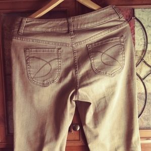 Chicos camel washed jeans